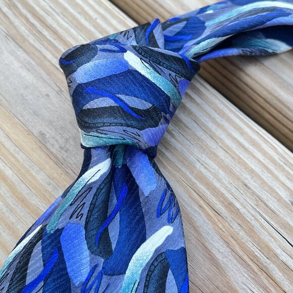 Jerry Garcia "Northern Lights" [1996] Collection 15 Silk Tie - Picture 6 of 6